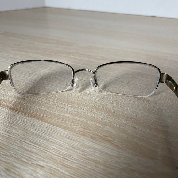 Gucci GG2770/Strass GSD Eyeglasses Silver Gold Metal Frames Only READ 51-19-135 - Picture 5 of 10